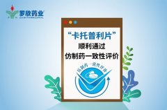  再下一城！罗欣药业卡托普利片顺利通过仿制药一致性评价